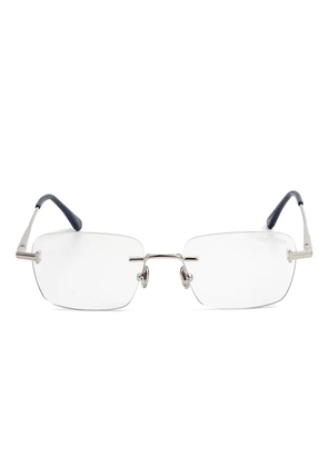 TOM FORD Eyewear rectangle glasses - Silver