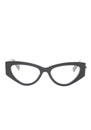 Gucci Eyewear cat-eye logo glasses - Black