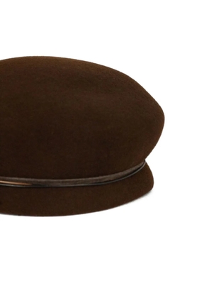 catarzi Lisbona baker boy cap - Brown
