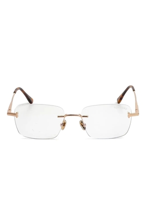 TOM FORD Eyewear rectangle glasses - Gold