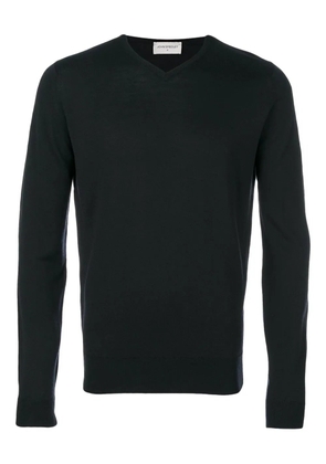 John Smedley V-neck sweater - Black