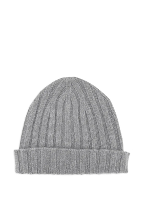 Filippo De Laurentiis cashmere ribbed beanie - Grey
