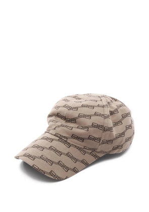 Balenciaga Pre-Owned 2020 BB-monogram baseball cap - Brown