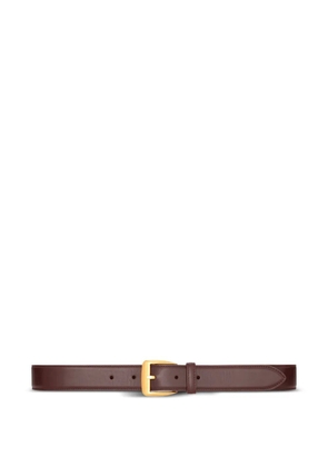 Saint Laurent buckle leather belt - Brown
