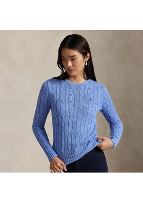 Cable-Knit Cotton Crewneck Jumper