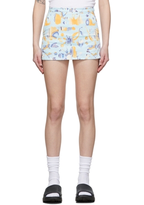OK Blue Print Skort