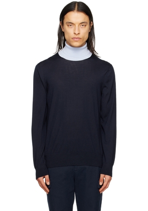 Gabriela Hearst Navy & Blue Jermaine Turtleneck