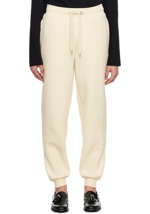 AMI Paris Off-White Heavyweight Lounge Pants