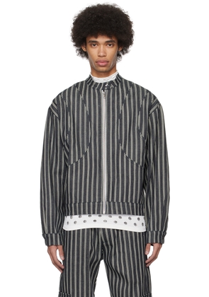 Maisie Wilen Navy Argon Denim Jacket