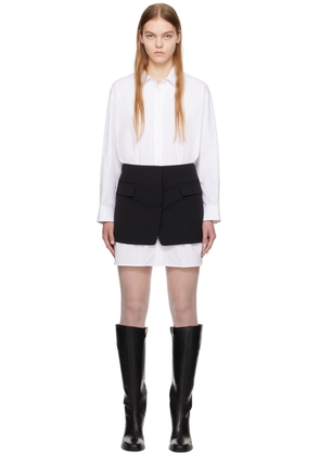 Juun. J White Layered Minidress