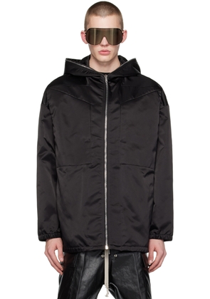 Rick Owens Black Hooded Jacket