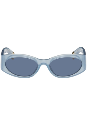 JACQUEMUS Blue 'Les Lunettes Ovalo' Sunglasses