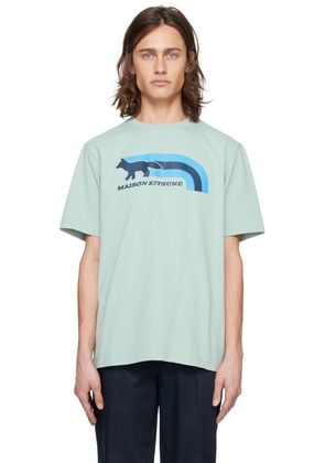 Maison Kitsuné Green Flash Fox T-Shirt