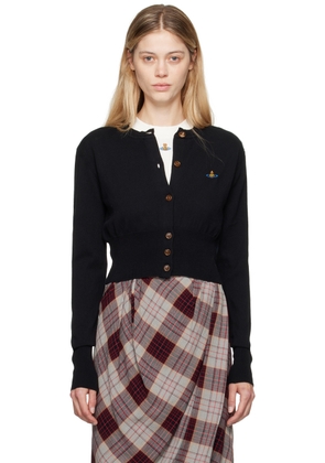 Vivienne Westwood Black Bea Cropped Cardigan