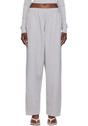 WARDROBE. NYC Gray Hailey Bieber Edition HB Track Pants