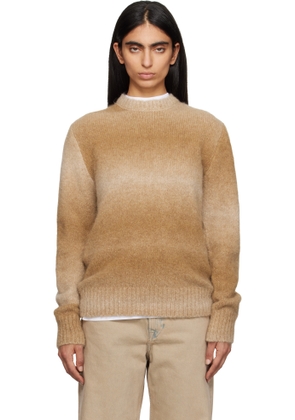 Études Tan Alpaca Round Neck Sweater