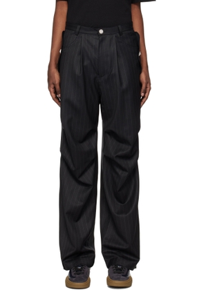 BLUEMARBLE Black Parachute Trousers