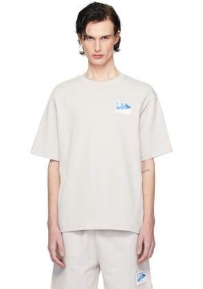 Casablanca Gray Greek Temple Patch T-shirt