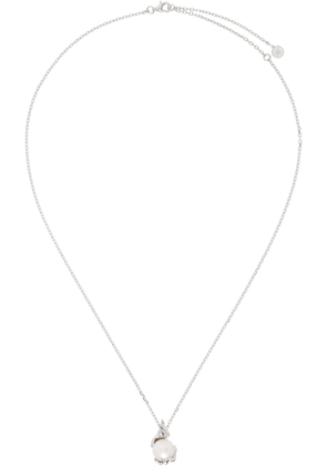 Alan Crocetti SSENSE Exclusive Silver Pearl In Heat Necklace