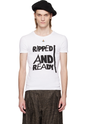Vivienne Westwood White 'Ripped & Ready' Peru T-shirt