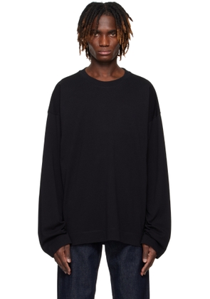 Dries Van Noten Black Long Sleeve T-shirt