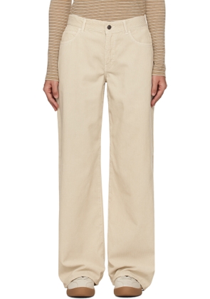 The Row Beige Eglitta Trousers