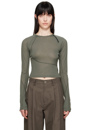 HYEIN SEO Khaki Helix Long Sleeve T-shirt