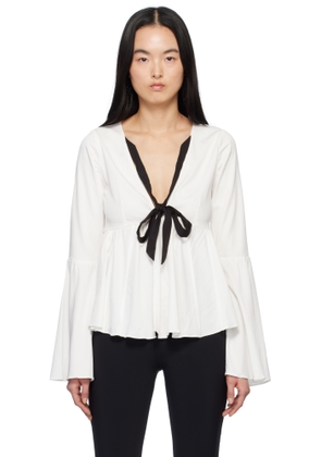 Kika Vargas White Naomi Blouse