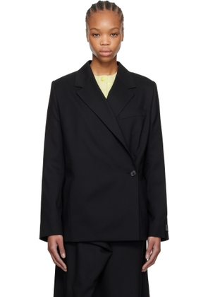 Kenzo Black Kenzo Paris Virgin Wool Blazer