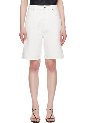 Loulou de Saison Off-White Isu Denim Shorts