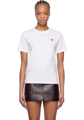 Maison Kitsuné White Fox Head Patch Regular T-shirt