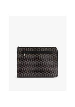 Mens Reselfridges Pre-Loved Goyard Sorbonne Coated-Canvas Document Case