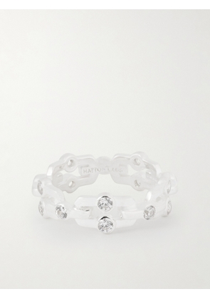 Hatton Labs - Tycho Sterling Silver Cubic Zirconia Ring - Men - Silver - 9