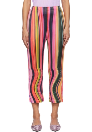 PLEATS PLEASE ISSEY MIYAKE Multicolor Warp Trousers