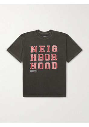 Neighborhood - Logo-Print Cotton-Jersey T-Shirt - Men - Black - S