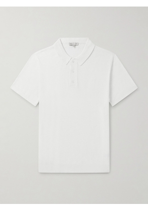 Onia - Textured-Cotton Polo Shirt - Men - White - S