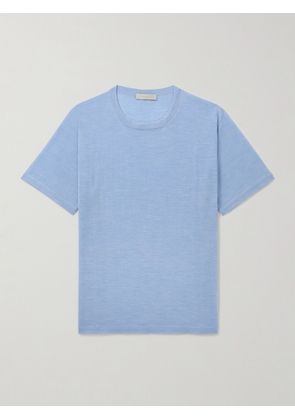 Saman Amel - Cashmere and Silk-Blend T-Shirt - Men - Blue - IT 46