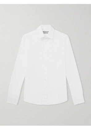 Canali - Impeccabile Cutaway-Collar Cotton-Poplin Shirt - Men - White - EU 37