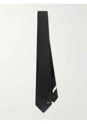 Valentino Garavani - 7cm Silk-Satin Tie - Men - Black