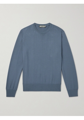 Canali - Cotton Sweater - Men - Blue - IT 46