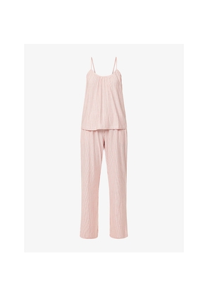 Womens Eberjey Gisele Stripe-Print Modal-Jersey Pyjamas