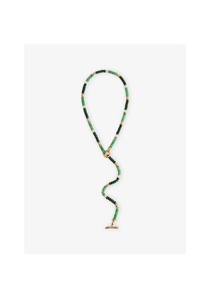 Womens Zimmermann Mellow 16ct Gold-Plated Brass and Stone Necklace