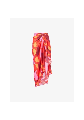 Womens Seafolly Sorrento Printed Cotton Sarong