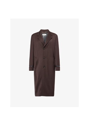 Womens Maison Margiela Relaxed-Fit Notch-Lapels Wool Coat