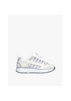 Mens Cleens Hyper Leather and Mesh Trainers