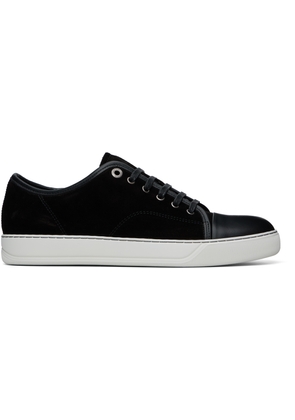 Lanvin Black DBB1 Leather & Suede Sneakers