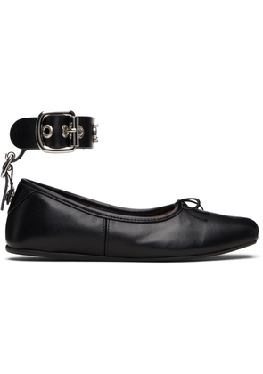 Vivienne Westwood Black Bardot Ballerina Flats