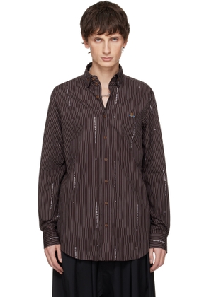 Vivienne Westwood Brown Two Button Krall Shirt