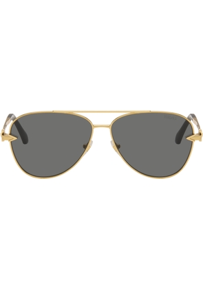 Versace Gold Avanti Pilot Sunglasses