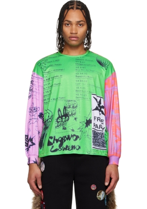 Chopova Lowena Multicolor Poster Oversized Jersey T-shirt